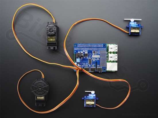 Raspberry Pi HAT - PWM / Servo 16-Channel - Mini Kit - Adafruit 2327